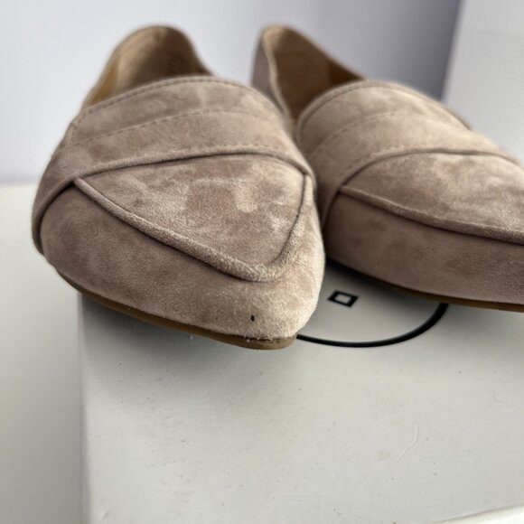 Steve Madden Grey Suede Pointed Toe Flats Jainna Size 5 - Picture 5 of 16